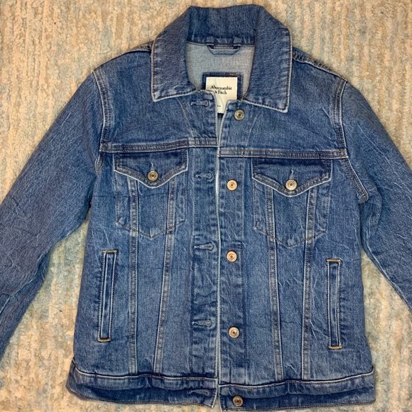 Abercrombie & Fitch Denim Jacket Small NWT - Picture 7 of 9